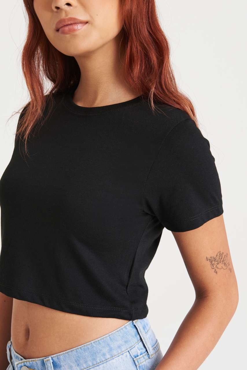 Cropped Zoodie sweat à capuche personnalisé pour femme | Just Hoods