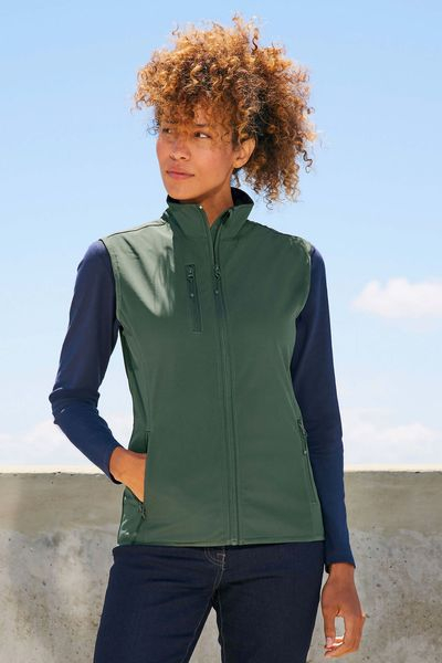 Créez une veste sans manche personnalisée Softshell Sol's Falcon pour femme | Sol's