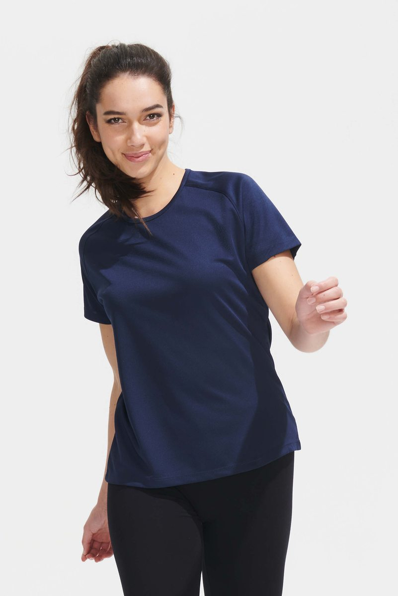 Créez un T-shirt personnalisé pour femme Sol's Sporty Raglan | Sol's